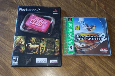 Tony Hawk's Pro Skater 2 (Sony PlayStation) e Fight Club PS2  - Imagem 1 de 4