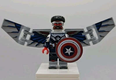 LEGO Super Heroes Marvel Captain America Minifigure colmar05 mf50 - Image 1 of 2