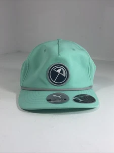 Puma x Arnold Palmer Rope 110 Adjustable Leather Strap Hat Mist Green - Bild 1 von 7