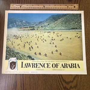 Vintage 1962 Original Lawrence von Arabien Lobby Card Poster Columbia Pictures Spiegel - Bild 1 von 12
