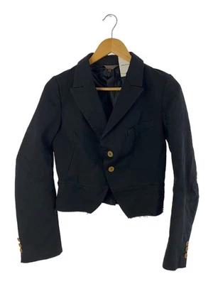 Chaqueta COMME des GARCONS bata de chambre/M/poliéster/negro/sólido/RU-J024 Foto 1 de 4