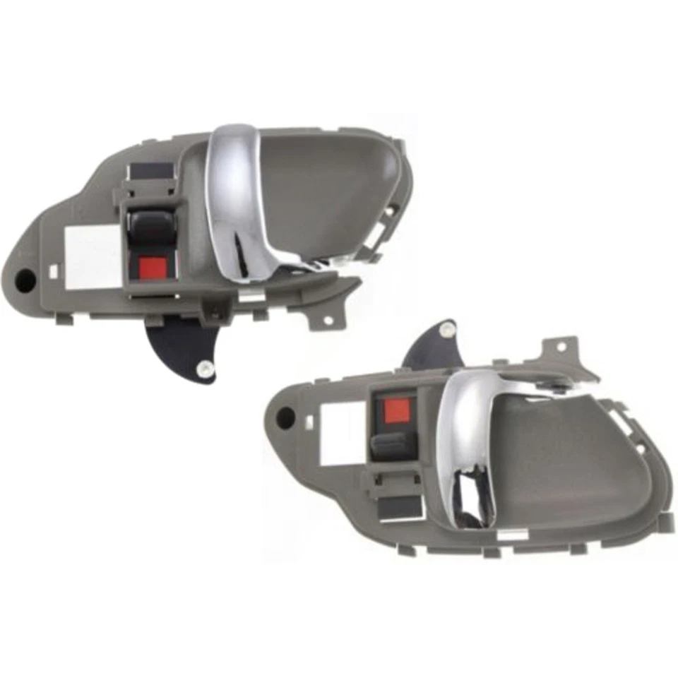 Manija de puerta interior para Chevrolet C1500 1995-1998 delantera gris con palanca cromada Foto 1 de 4