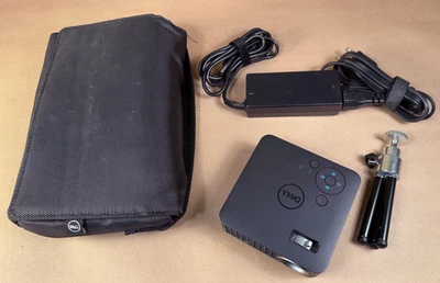 Мобильный проектор Dell M318WL с чехлом и питанием - протестирован - работает - Изображение 1 из 4