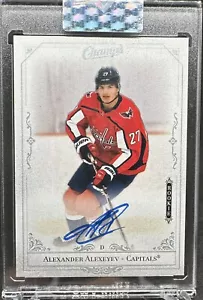 Alexander Alexeyev 2020-21 UD Clear Cut Champs Rookie Auto - Picture 1 of 2