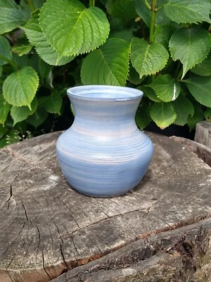 Studio Pottery, Pottery Vase, Blue Glaze, Mystery JMP Mark - Image 1 of 4