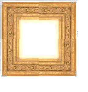 11 X 14 BAROQUE MEDIUM ANTIQUED GOLD 4 5/8" WIDE STANDARD PICTURE FRAME w/ LINER - Picture 1 of 2