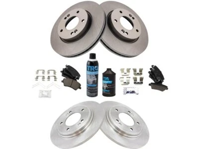 Front and Rear TRQ Brake Pad and Rotor Kit fits Kia Niro 2017-2019 79QZVY Foto 1 de 2