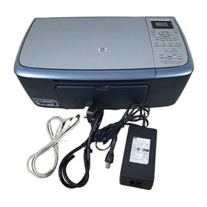 HP PSC 2355 Colour Printer New Inks + Power Adaptor 0950-4491 100Pages! *FAULTY* - Picture 1 of 16