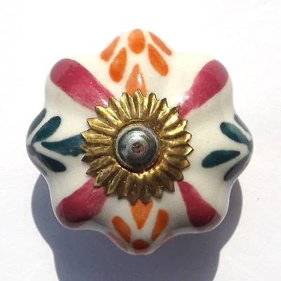 Ceramic knobs porcelain pulls handles for doors drawer cupboard cabinet wardrobe - Image 1 of 3