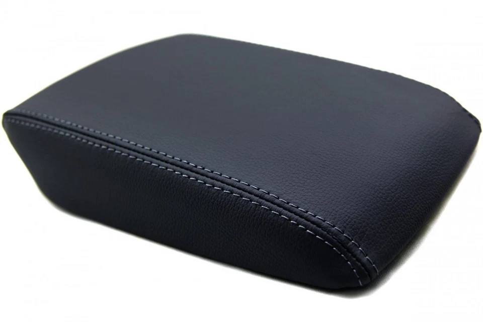 Se adapta a 04-08 Acura TL reposabrazos de cuero sintético cubierta de consola central puntada gris Foto 1 de 1