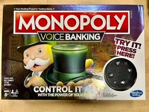 Monopoly Voice Banking Game Replacement Parts - Hotels, Tokens, Dice, Board .... - Picture 1 of 13