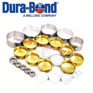 New Cam Bearings & Brass Freeze Plug Set 1957-1978 Chrysler 273 318 340 360 - Picture 1 of 1
