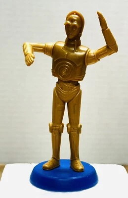2011 star wars C-3PO keeper 4.25" boneco de ação bobble #6 mcdonalds colecionável - Imagem 1 de 4