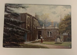 Postal de colección Tuck's Entrance to Dulwich Gallery "Oilette" Inglaterra Dulwich - Imagen 1 de 2