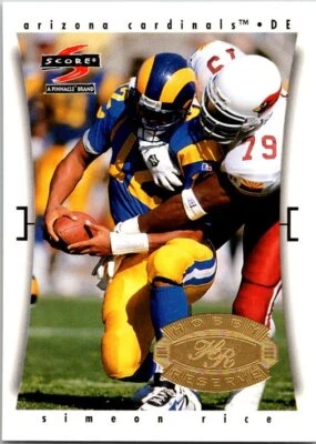 1997 Score Hobby Reserve #215 Simeon Rice football card 6AAA - Image 1 of 2