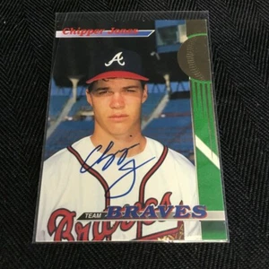 1993 Topps TSC Atlanta Braves Team Chipper Jones Pack Certified Auto Autograph - Bild 1 von 3