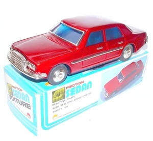 MF-254 China MERCEDES-BENZ 280 Sedan Car Tin Plated Friction 28cm Dark Red MB`80 - Picture 1 of 12