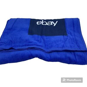 EBAY Open Branded Beach Bath Towel 58 X 29 Blue Cotton New