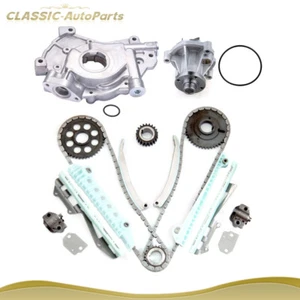 Kit de cadena de distribución bomba de aceite de agua para Ford F-250 1997-1999 4,6 L V8 SOHC VIN "6" - Imagen 1 de 7