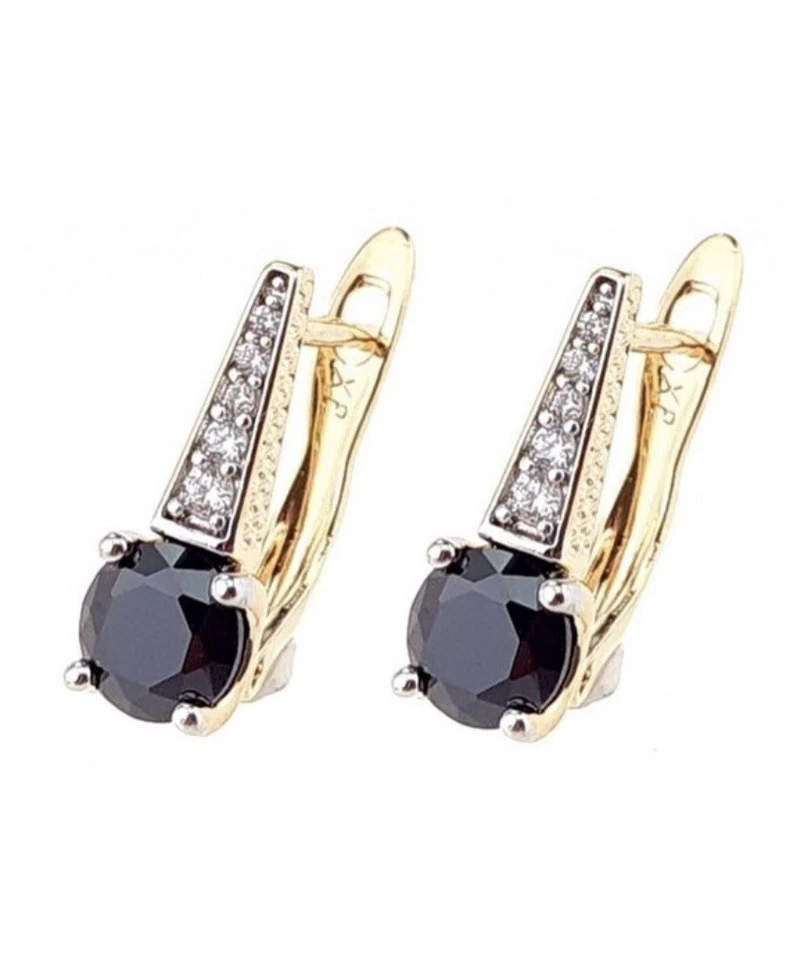 Hypoallergenic surgical stainless steel. Nickle free. 18k gold plated. - Image 1 of 1