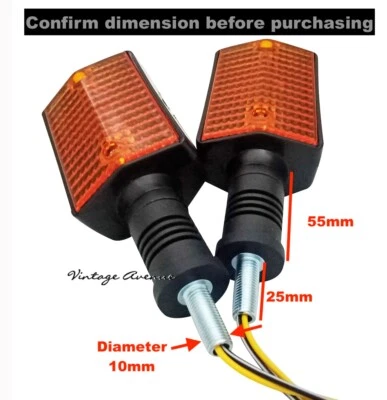 TW438 - LÂMPADA DE SETA DIANTEIRA/TRASEIRA YAMAHA XT600 XT550 XT350 XT250 XT125 - Imagem 1 de 4