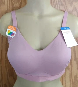 Warners Damen Gr. XL BH Kabellos Light Lift Rosa Lila Gepolstert RN1041A Neu - Bild 1 von 9