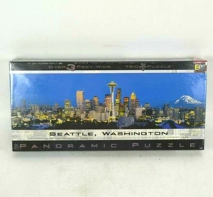 New Panoramic Seattle, Washington 750 piece Jigsaw Puzzle Buffalo Cityscape - Picture 1 of 3