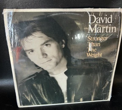 David Martin Stronger Than The Weight Vinyl LP 1985 Home Sweet Home RO2112 - Image 1 of 4