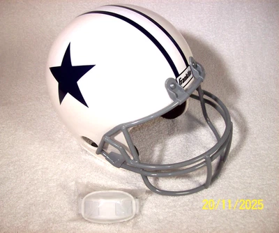 FRANKLIN РЕТРО ДАЛЛАС КОВБОИ БЕЛЫЙ С СИНИЙ МОЛОДЕЖИ МАЛЬЧИКОВ ДЕТСКИЙ ШЛЕМ - Изображение 1 из 4