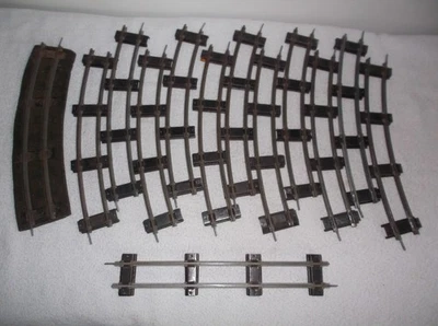 American Flyer S Ga. Track 1 Straight, 12 Curve FREE SHIPPING - Image 1 of 4