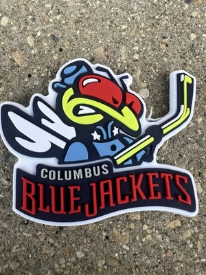 VINTAGE NHL COLUMBUS BLUE JACKETS RUBBER STANDINGS BOARD MAGNET 2025 EDITION NEW - Image 1 of 3