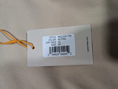 Pantalones deportivos Peter Millar Crown Sport Raleigh Performance beige 34x32 Foto 1 de 4