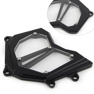 CNC Ritzelabdeckung Kettenschutzabdeckung Schwarz Für KAWASAKI NINJA ZX10R 11-23 - Picture 1 of 8