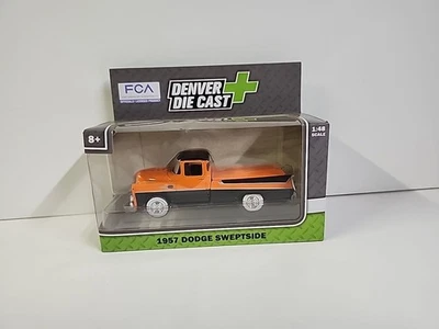 Denver Die Cast Orange/Black 1957 Dodge Sweptside 1:48 Scale (NIP) Free Shipping - Image 1 of 4