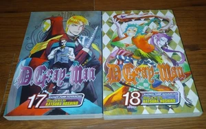 D. Gray-Man Manga Volumes 17 & 18 English Vintage Shonen Jump - Picture 1 of 3