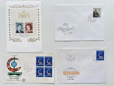 Liechtenstein 1966-1967, Set of 4 FDC - Image 1 of 4