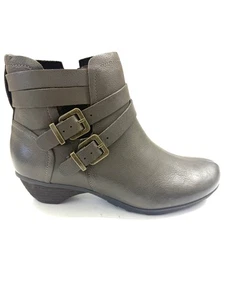 Abeo Nadia Booties  Dark Taupe Nubuck Size Women's  US 7 Neutral Footbed($) - Picture 1 of 6