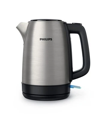 Hervidor de agua Philips Daily Collection en metal por 1,7 L con piloto y tapa A Foto 1 de 4