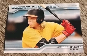 2023 Upper Deck Goodwin Champions - Horizontal Jackson Holliday #85 (RC) - Picture 1 of 2