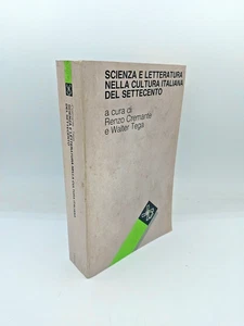 SCIENZA e LETTERATURA NELLA CULTURA ITALIANA DEL SETTECENTO Cremante-Tega Mulino - Picture 1 of 4