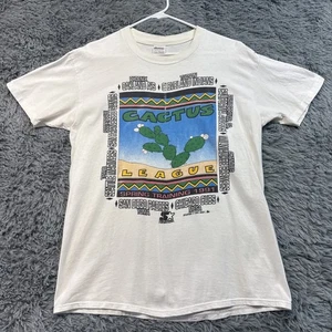 Vintage Starter Cactus League tshirt 1991 size Large MLB Baseball Giants As Cubs - Picture 1 of 7
