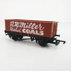 Tri-ang R310 RW Miller Coal Wagon Brown 00 Gauge Rolling Stock Model Train - Picture 1 of 9