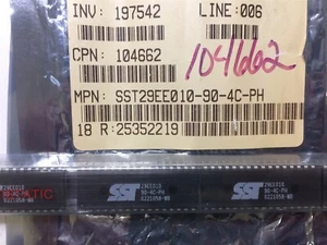 SST29EE010-90-4C-PH GREENLIANT EEPROM Parallel 1M-bit 128K x 8 32-Pin DIP 1 UNIT - Picture 1 of 1