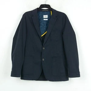 CAMEL ACTIVE Men UK 38 US Cotton Blazer Suit Jacket EU 48 Sport Coat S Blue Navy - Picture 1 of 5