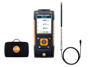 GENUINE TESTO 440 HOT WIRE KIT measure air velocity&temp, volume flow ducts - Picture 1 of 6