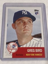 2016 Topps Archives Greg Bird Rookie Card #53 New York Yankees RC
