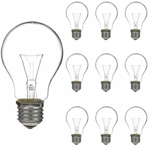 Bombilla GLS 240V 40W E27 Clara Paquete De 10 - Imagen 1 de 1
