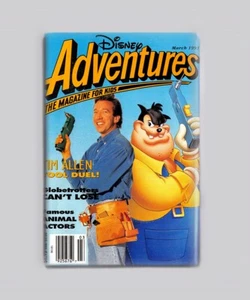 HOME IMPROVEMENT / DISNEY ADVENTURES - 2"x3" FRIDGE MAGNET (magazine tv guide) - Picture 1 of 3