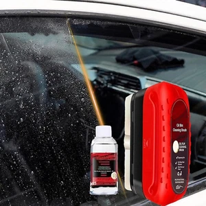 Automotive Oil Film Cleaning Brush for Car Windows, Clear Vision Glass Cleaner, - Picture 1 of 7