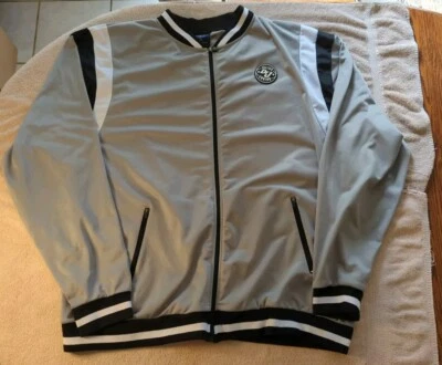 Chaqueta Dr J Julius Erving Gris NBA Calentamiento Philadelphia 76ers Camisa Para Hombres Talla 4XL Foto 1 de 4